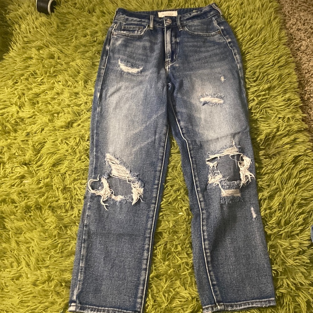 dark wash ripped pacsun jeans